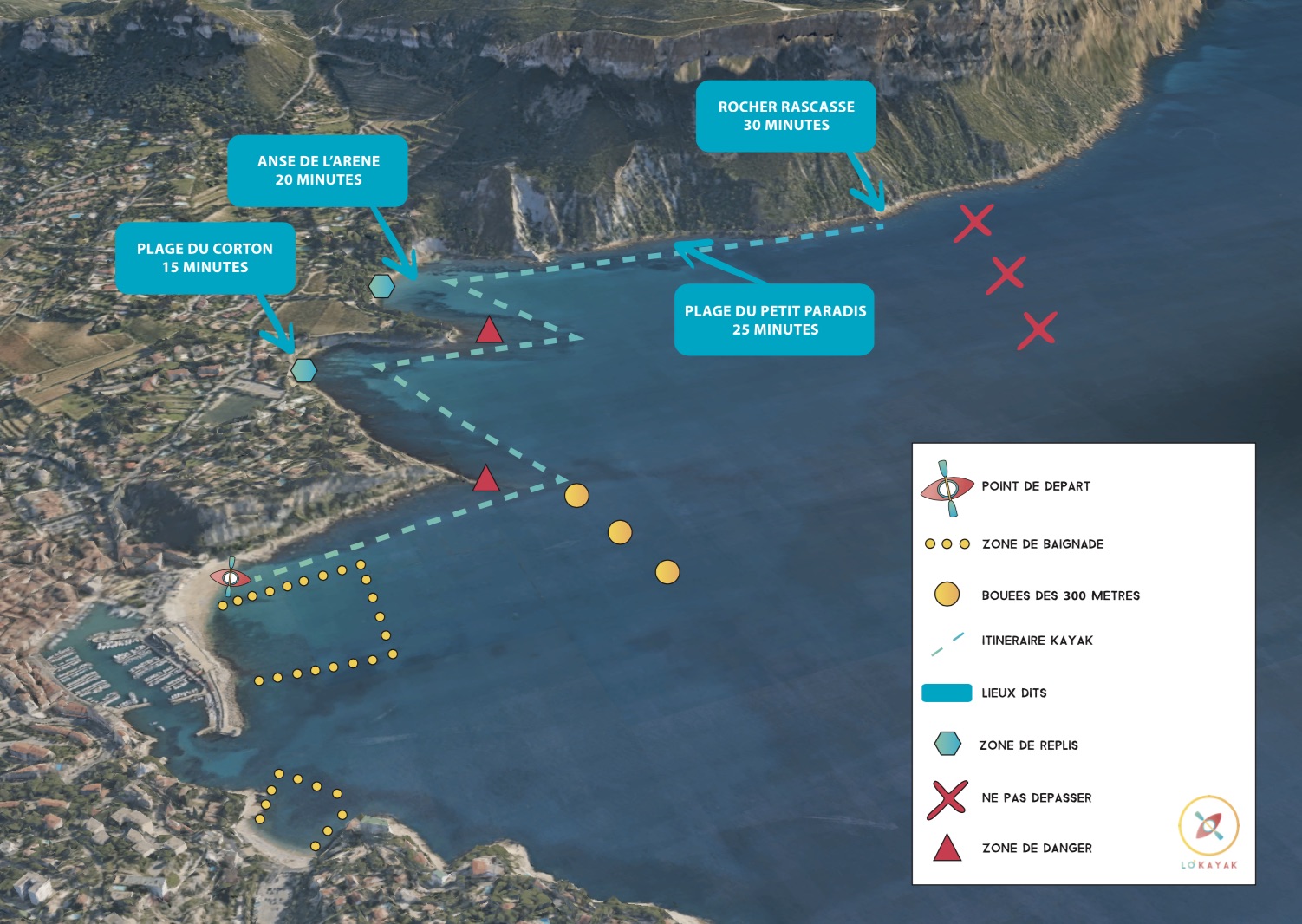 Parcours Cap Canaille Lokayak